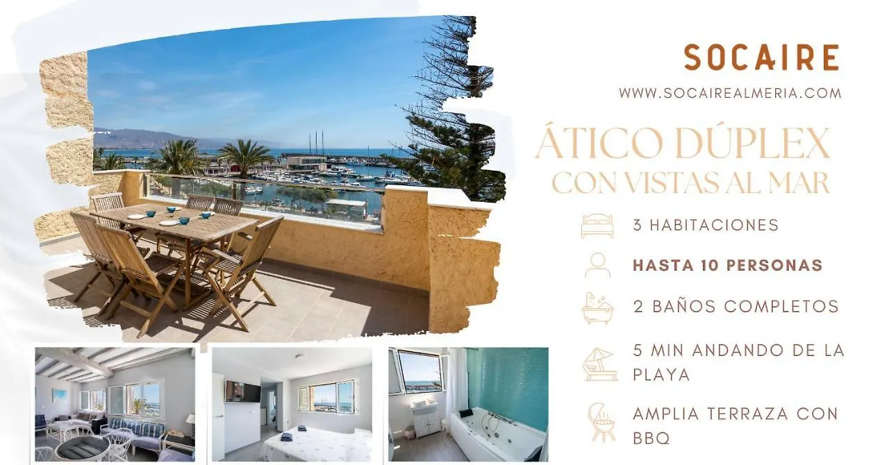 Atico Duplex Frente Al Mar Apartment Roquetas de Mar Spain